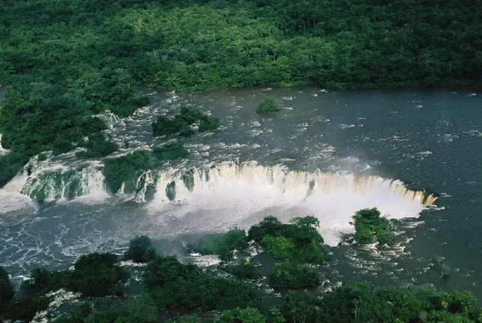 Framed Print : Jari River Waterfall, Brazil Framed Print : Jari River Waterfall, Brazil