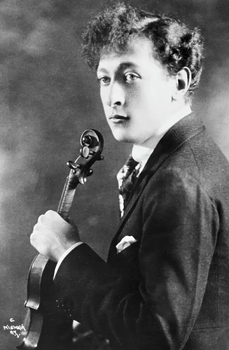 Framed Print : Jascha Heifetz Holding Violin Framed Print : Jascha Heifetz Holding Violin