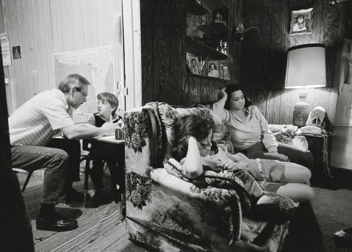 Framed Print : Jason Robertson Being Tutored at Home Framed Print : Jason Robertson Being Tutored at Home