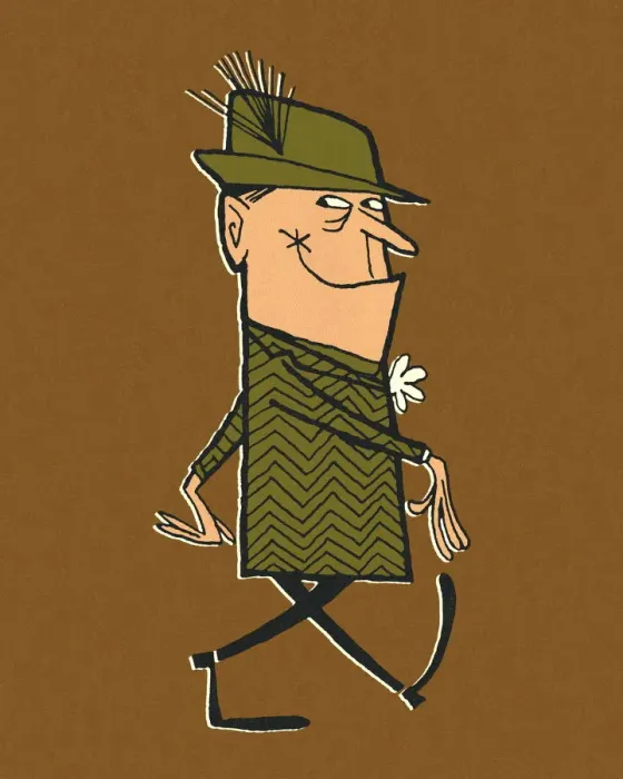 Framed Print : Jaunty Man Framed Print : Jaunty Man