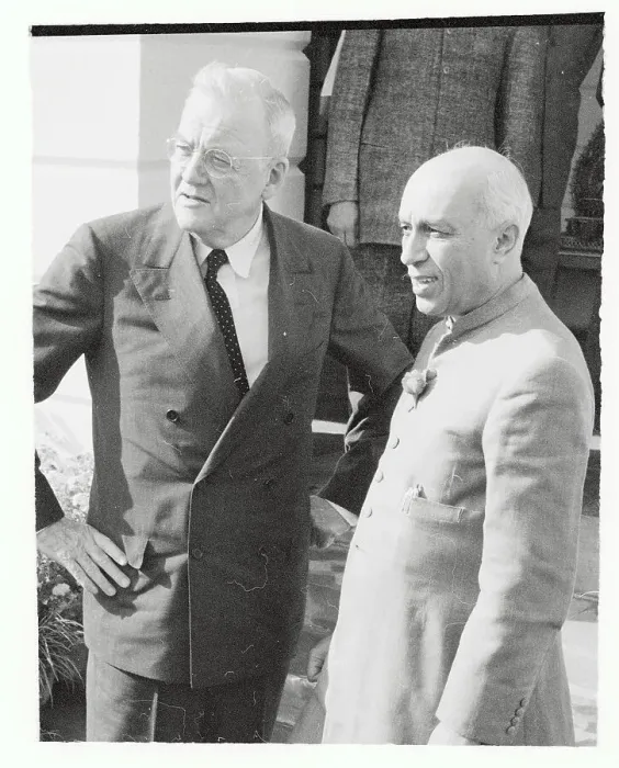 Framed Print : Jawaharlal Nehru Greeting John Foster Dulles Framed Print : Jawaharlal Nehru Greeting John Foster Dulles