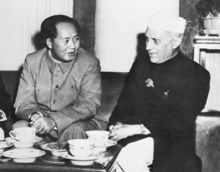 Framed Print : Jawaharlal Nehru and Mao Tse-Tung Sitting Together Framed Print : Jawaharlal Nehru and Mao Tse-Tung Sitting Together