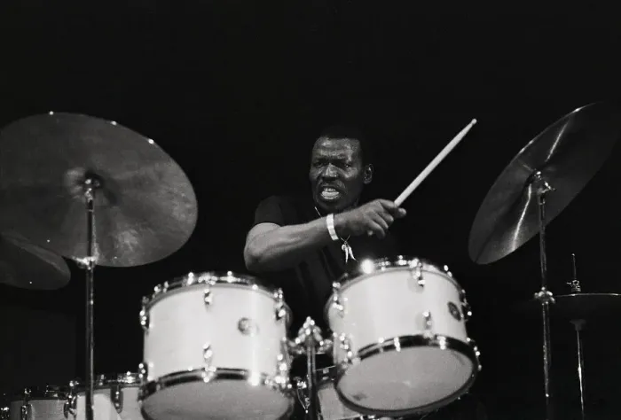 Framed Print : Jazz Drummer Elvin Jones Performing Framed Print : Jazz Drummer Elvin Jones Performing