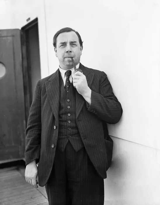 Framed Print : J.B. Priestley Arrives In New York Framed Print : J.B. Priestley Arrives In New York