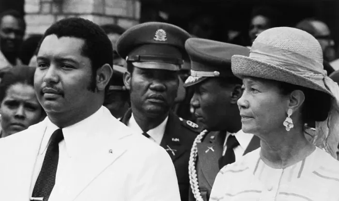 Framed Print : Jean Claude and Simone Duvalier Framed Print : Jean Claude and Simone Duvalier
