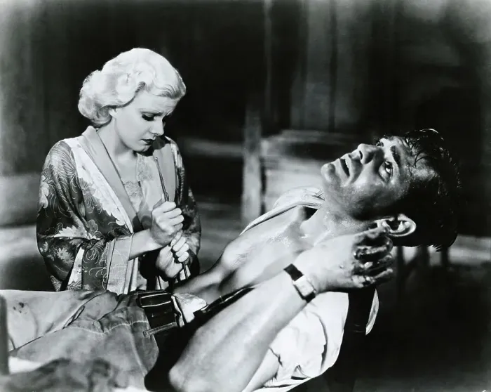 Framed Print : Jean Harlow and Clark Gable in Red Dust Framed Print : Jean Harlow and Clark Gable in Red Dust