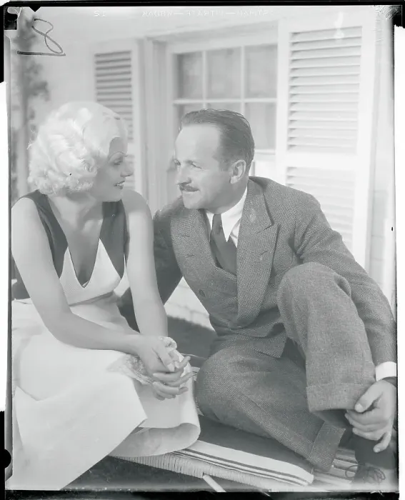 Framed Print : Jean Harlow with Husband Harold Rosson Framed Print : Jean Harlow with Husband Harold Rosson