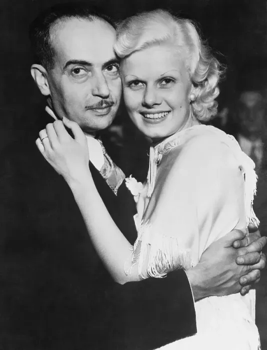 Framed Print : Jean Harlow And New Husband Paul Bern Framed Print : Jean Harlow And New Husband Paul Bern