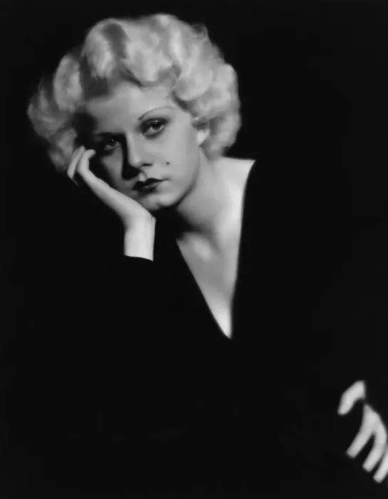 Framed Print : Jean Harlow in Pensive Pose Framed Print : Jean Harlow in Pensive Pose