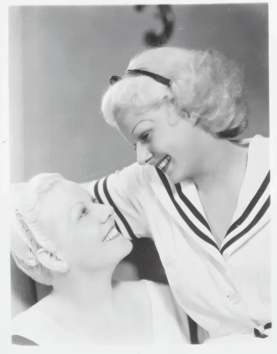 Framed Print : Jean Harlow Posing with Her Mother Framed Print : Jean Harlow Posing with Her Mother