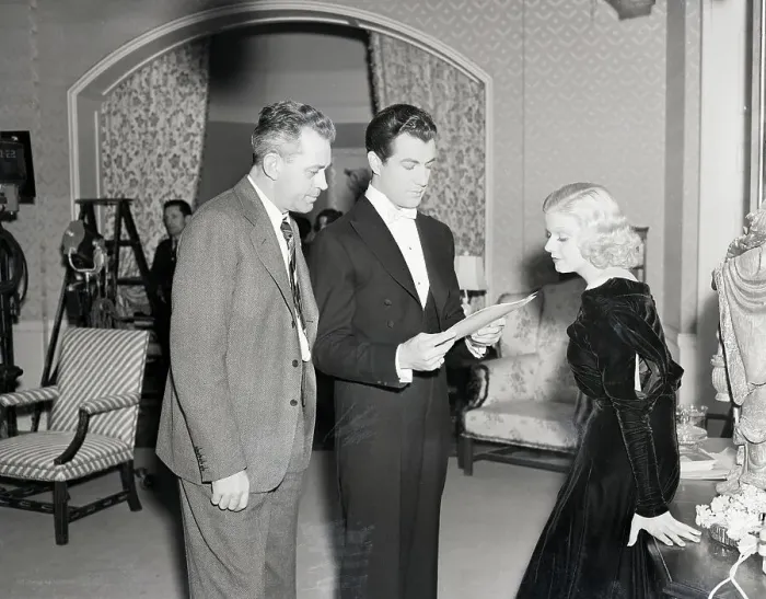 Framed Print : Jean Harlow, Robert Taylor, and W.S. Van Dyke Framed Print : Jean Harlow, Robert Taylor, and W.S. Van Dyke