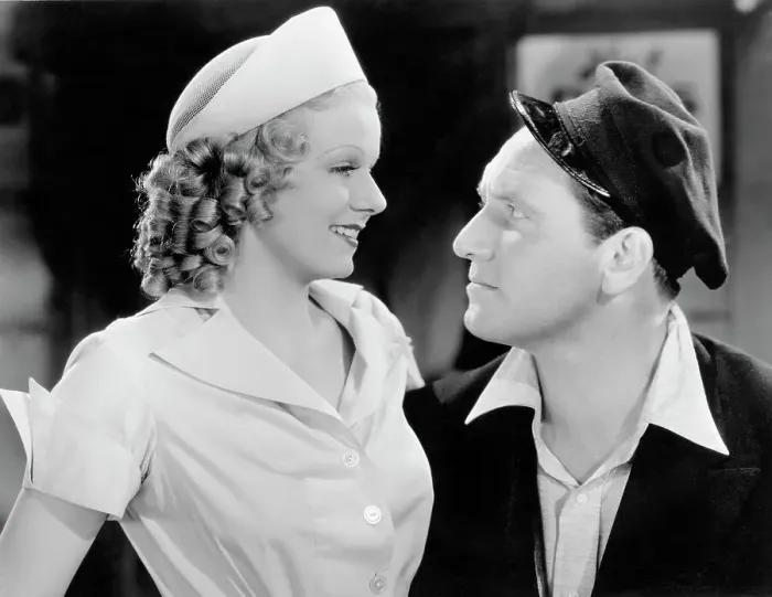 Framed Print : Jean Harlow and Spencer Tracy in Goldie