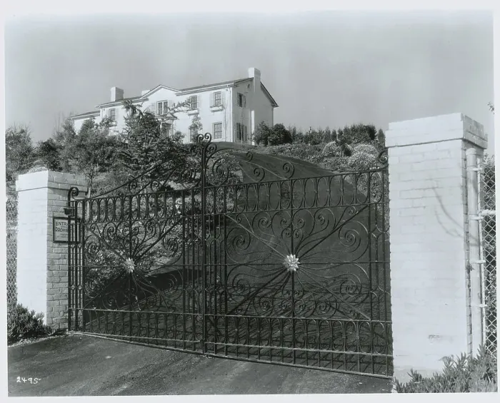 Framed Print : Jean Harlow's Home