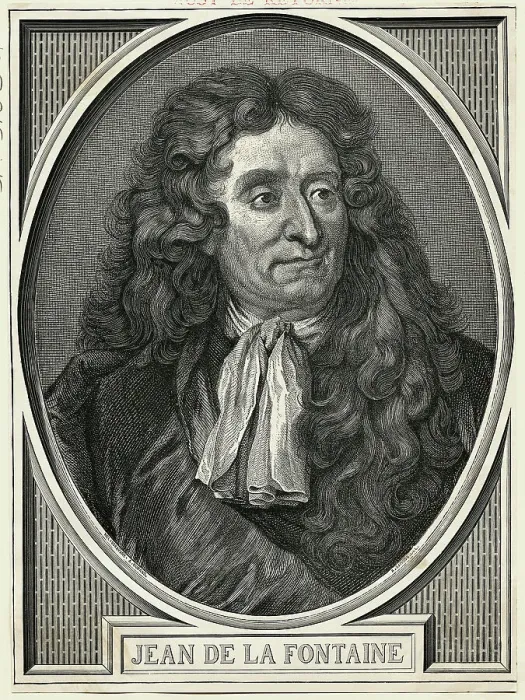 Framed Print : Jean de la Fontaine Engraving Framed Print : Jean de la Fontaine Engraving