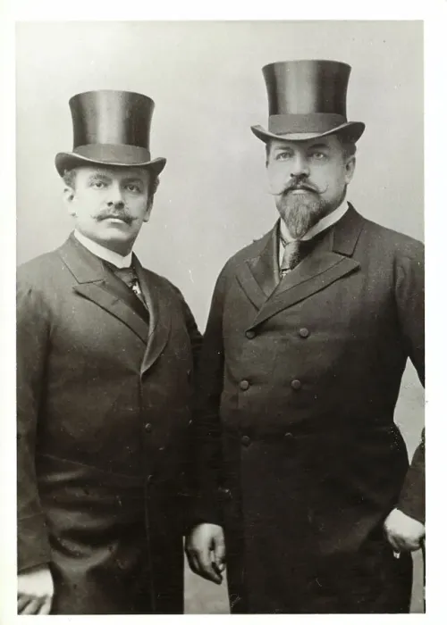 Framed Print : Jean de Reszke and His Brother Framed Print : Jean de Reszke and His Brother