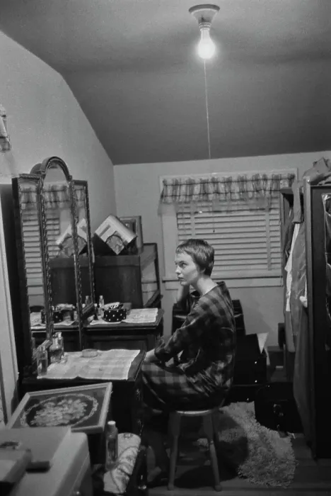 Framed Print : Jean Seberg At Home Framed Print : Jean Seberg At Home