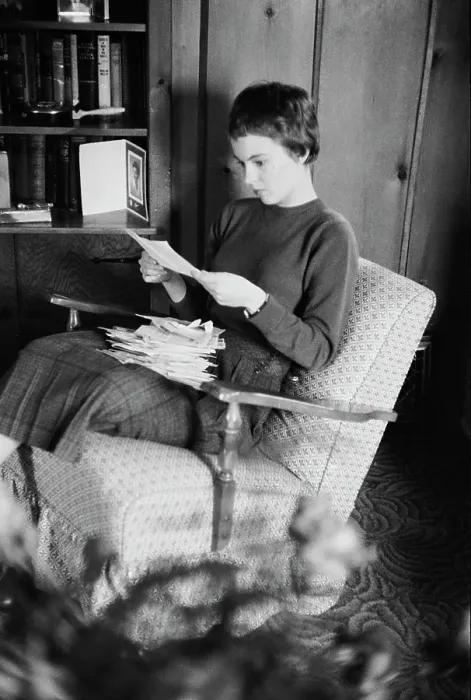 Framed Print : Jean Seberg Reads Fan Mail Framed Print : Jean Seberg Reads Fan Mail