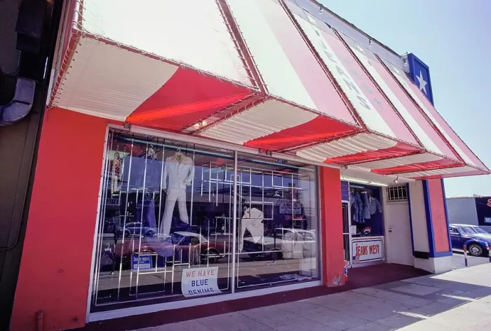 Framed Print : Jeans West, West Hollywood Framed Print : Jeans West, West Hollywood