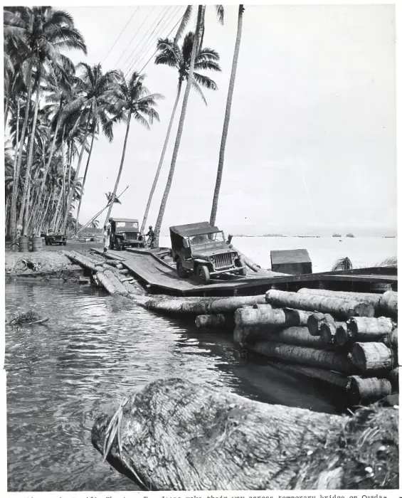 Framed Print : Two Jeeps Cross Guadalcanal World War Ii Framed Print : Two Jeeps Cross Guadalcanal World War Ii