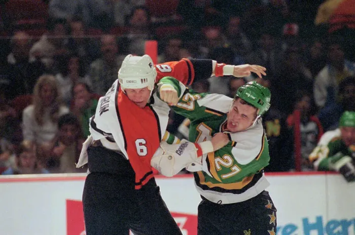 Framed Print : Jeff Chychrun and Shane Churla Fighting on Ice Framed Print : Jeff Chychrun and Shane Churla Fighting on Ice
