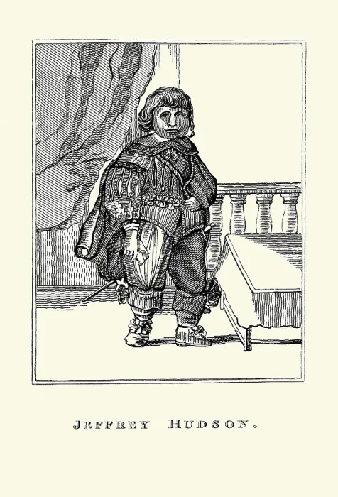 Framed Print : Jeffery Hudson, A Dwarf Framed Print : Jeffery Hudson, A Dwarf