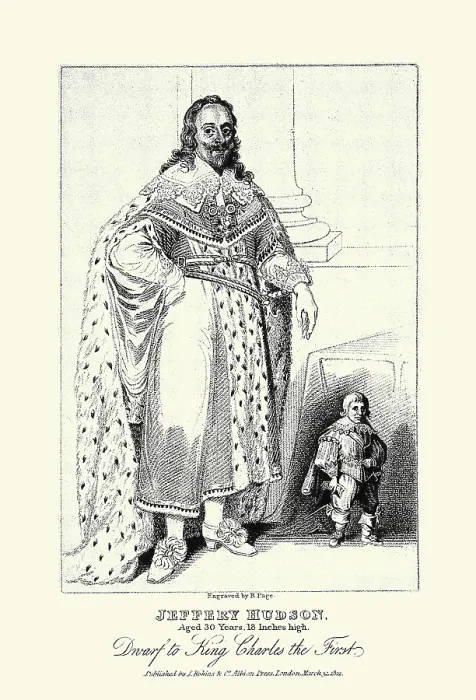 Framed Print : Jeffery Hudson, Dwarf to King Charles the First Framed Print : Jeffery Hudson, Dwarf to King Charles the First