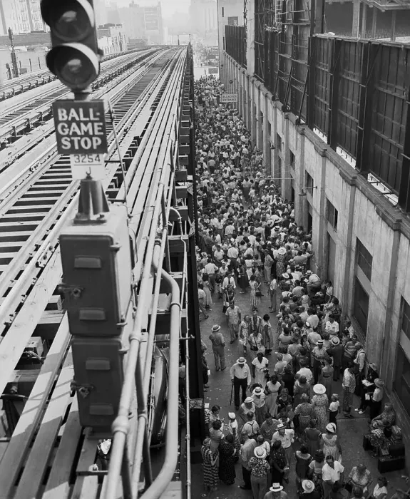 Framed Print : Jehovah's Witnesses Arrive at Yankee Stadium Framed Print : Jehovah's Witnesses Arrive at Yankee Stadium