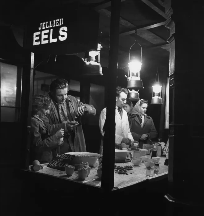 Framed Print : Jellied Eel Stall Framed Print : Jellied Eel Stall