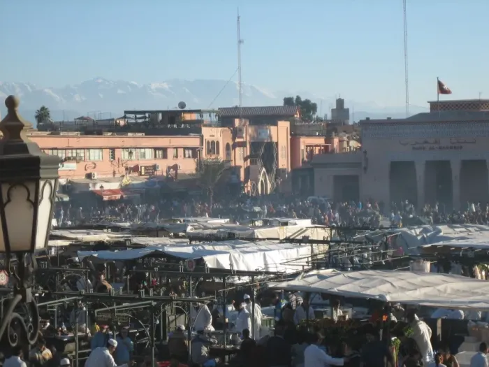 Framed Print : Jemaa el-Fnaa square in Marrakech Framed Print : Jemaa el-Fnaa square in Marrakech