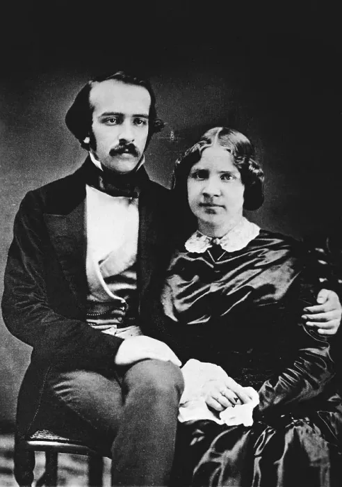 Framed Print : Jenny Lind with Husband Otto Goldschmidt Framed Print : Jenny Lind with Husband Otto Goldschmidt