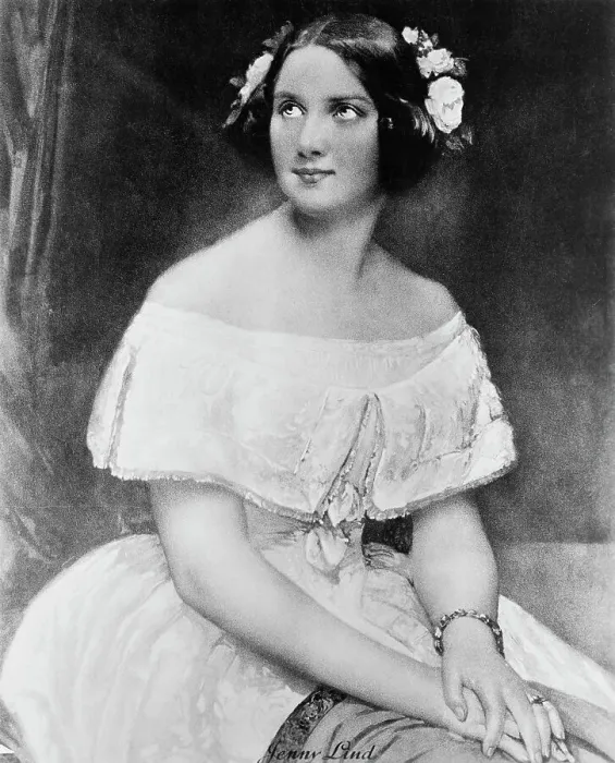 Framed Print : Jenny Lind in a Painted Portrait Framed Print : Jenny Lind in a Painted Portrait