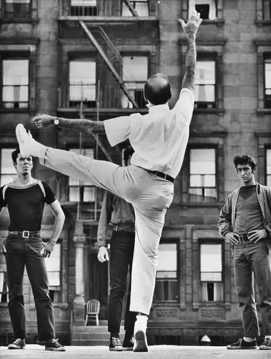 Framed Print : Jerome Robbins Directing West Side Story Dancers Framed Print : Jerome Robbins Directing West Side Story Dancers