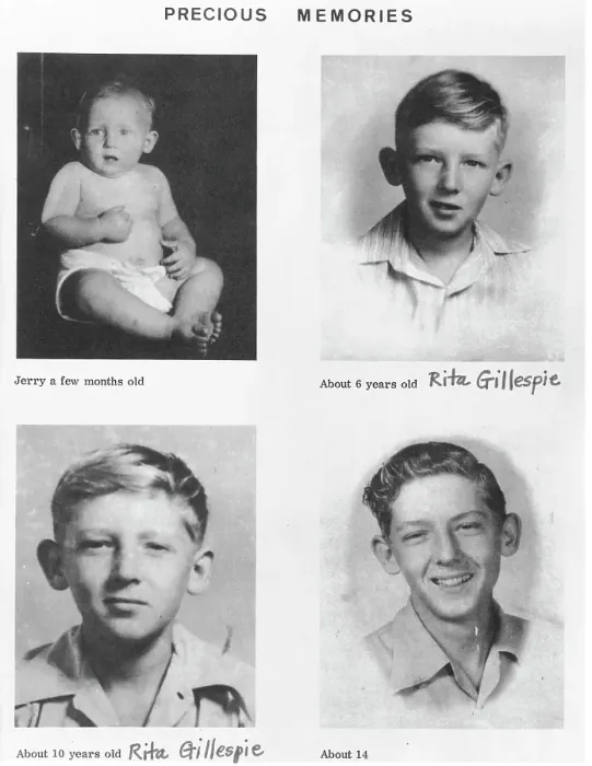 Framed Print : Jerry Lee Lewis Childhood Photos