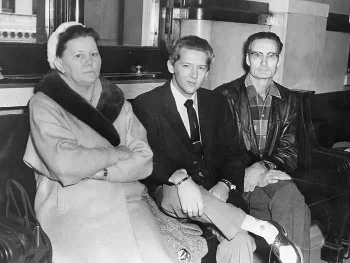 Framed Print : Jerry Lee Lewis with His Parents