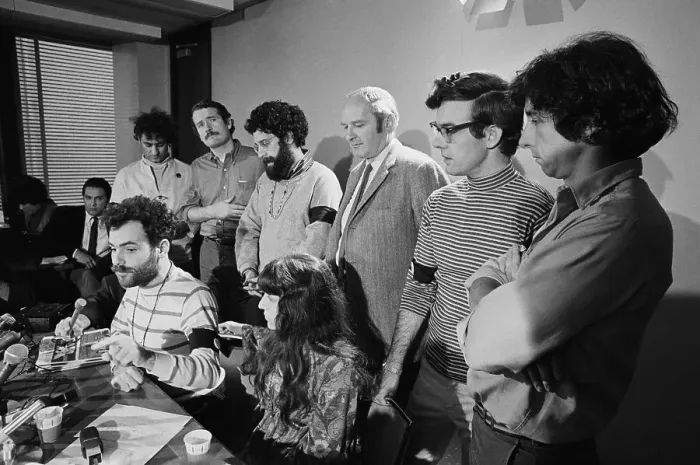 Framed Print : Jerry Rubin Held News Conference Framed Print : Jerry Rubin Held News Conference