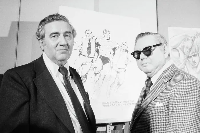 Framed Print : Jerry Siegel and Joe Shuster Framed Print : Jerry Siegel and Joe Shuster
