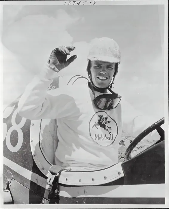 Framed Print : Jerry Unser Waving from His Race Car Framed Print : Jerry Unser Waving from His Race Car