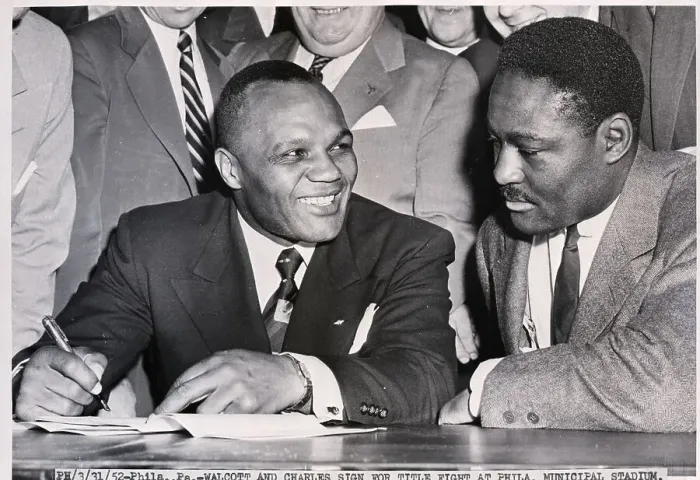 Framed Print : Jersey Joe Walcott and Ezzard Charles Framed Print : Jersey Joe Walcott and Ezzard Charles