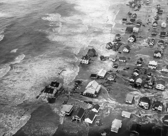 Framed Print : Jersey Shore Devastation After Storm Framed Print : Jersey Shore Devastation After Storm