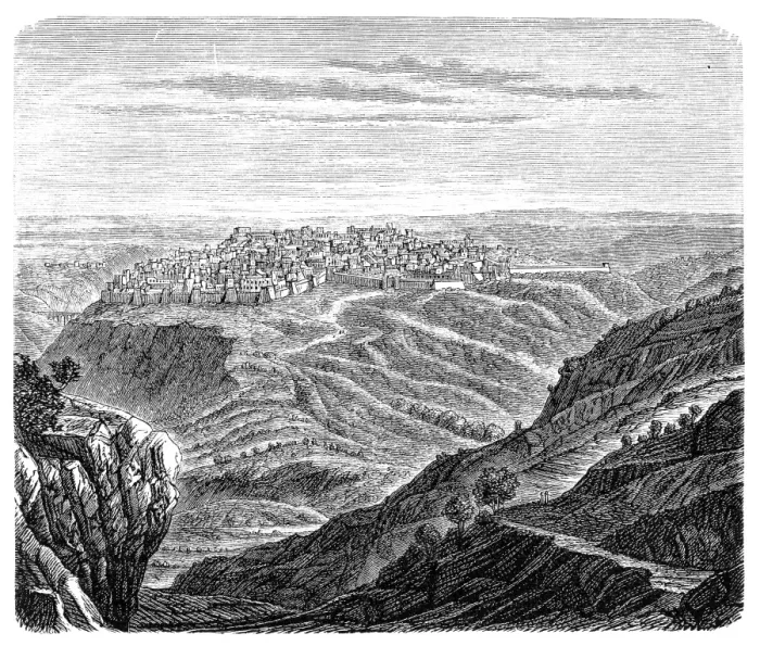 Framed Print : Jerusalem in the time of David and Solomon Framed Print : Jerusalem in the time of David and Solomon