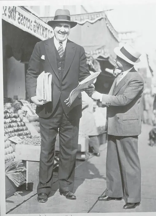 Framed Print : Jess Willard Selling Newspapers Framed Print : Jess Willard Selling Newspapers