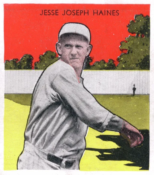 Framed Print : Jesse Haines Gum Card Framed Print : Jesse Haines Gum Card