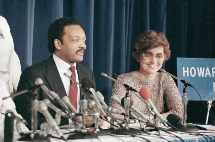 Framed Print : Jesse Jackson and Lucille Levin Framed Print : Jesse Jackson and Lucille Levin