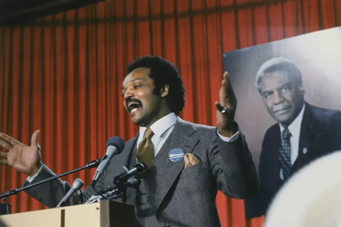 Framed Print : Jesse Jackson Speaking Framed Print : Jesse Jackson Speaking