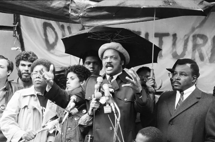 Framed Print : Jesse Jackson Speaking Framed Print : Jesse Jackson Speaking