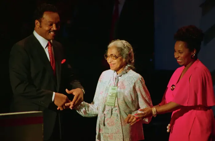 Framed Print : Jesse and Jacqueline Jackson with Rosa Parks Framed Print : Jesse and Jacqueline Jackson with Rosa Parks
