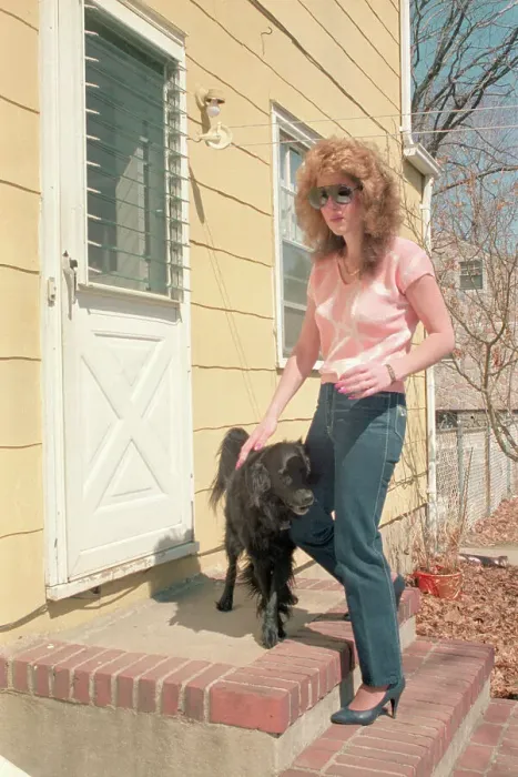 Framed Print : Jessica Hahn Outside Her Home Framed Print : Jessica Hahn Outside Her Home