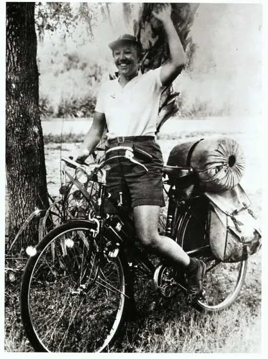 Framed Print : Jessie Smalls Riding her Bike Framed Print : Jessie Smalls Riding her Bike