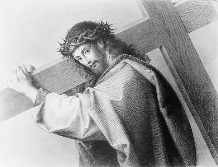 Framed Print : Jesus Carrying His Cross Framed Print : Jesus Carrying His Cross