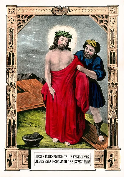 Jesus Christ is Stripped of His Clothes